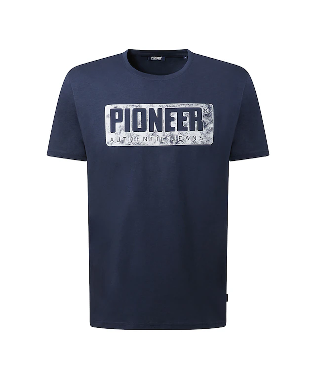 Pioneer Authentic Jeans T-Shirt mit Logo Print