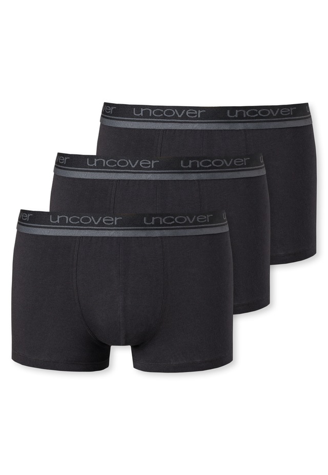 uncover by SCHIESSER Boxer »Uncover Cotton« Logo-Bund, elastisch, ohne Eingriff, perfekter Sitz