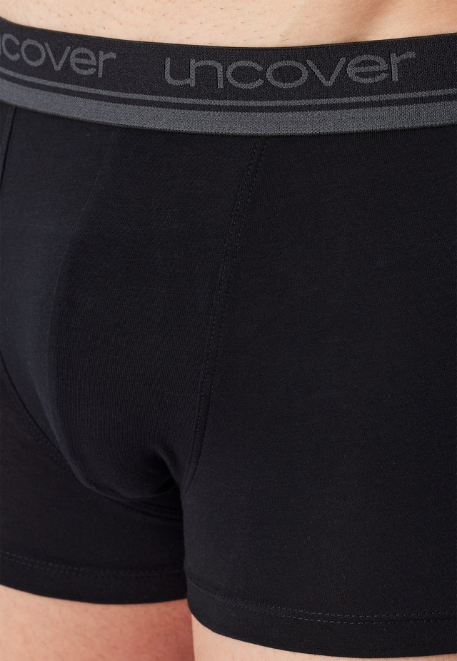 uncover by SCHIESSER Boxer »Uncover Cotton« Logo-Bund, elastisch, ohne Eingriff, perfekter Sitz