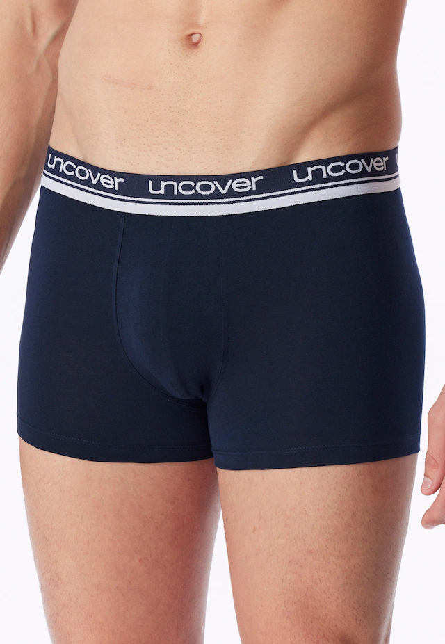 uncover by SCHIESSER Boxer »Uncover Cotton« Logo-Bund, elastisch, ohne Eingriff, perfekter Sitz