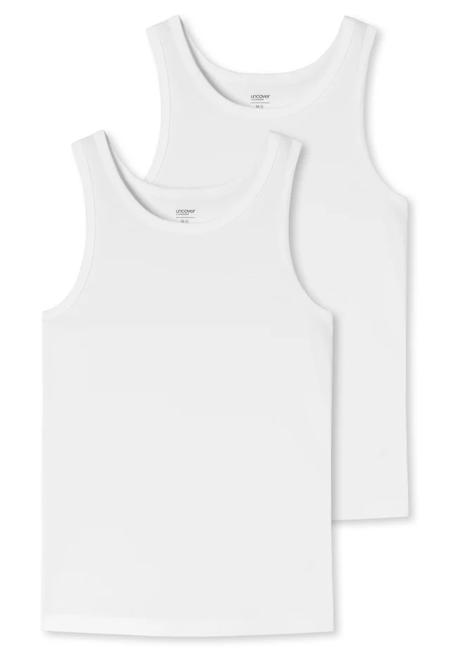 uncover by SCHIESSER Unterhemd »Uncover Cotton« Rundhals, elastisch, Cotton-Mix, Multipack