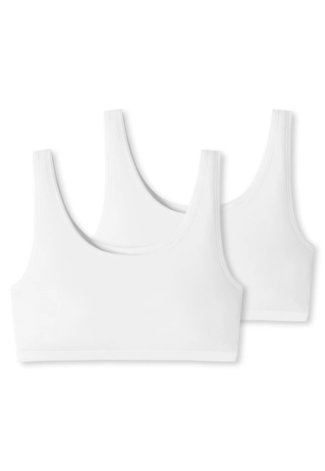 uncover by SCHIESSER Bustier »Uncover Cotton« breite Träger, Cotton-Mix, elastisch, soft