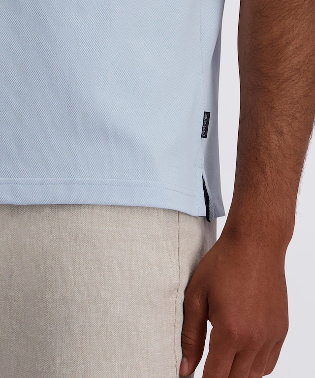 Pierre Cardin Poloshirt »Poloshirt uni pique« mit Logo Schriftzug