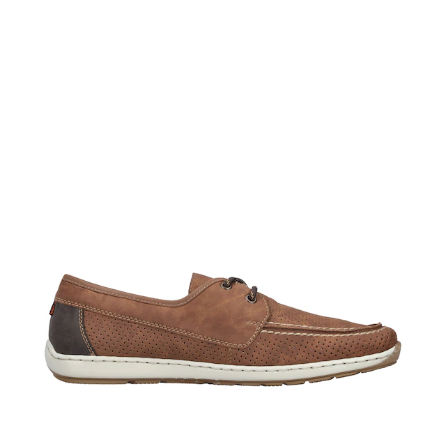 Rieker Bootsschuh Mokassin, Halbschuh, Frühlingsschuh mit Perforation