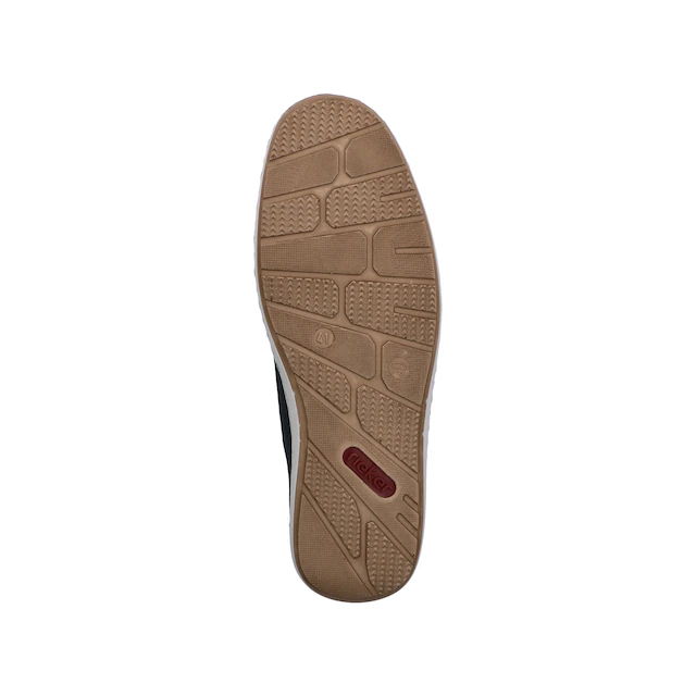 Rieker Bootsschuh Mokassin, Halbschuh, Frühlingsschuh mit Perforation
