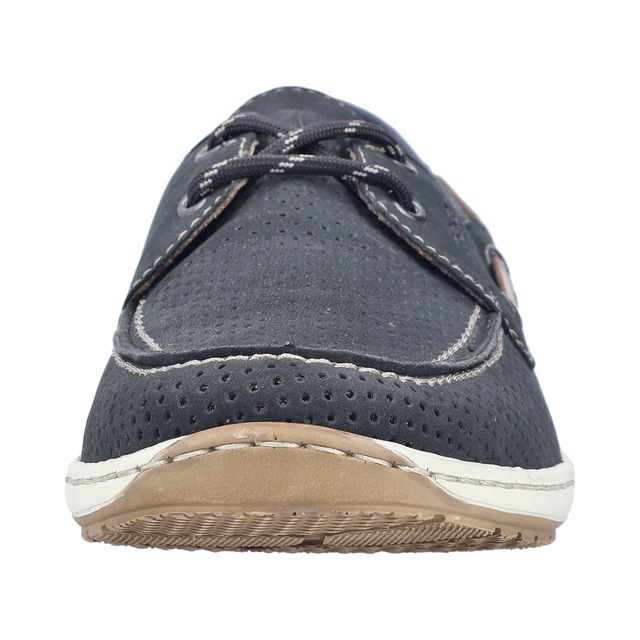 Rieker Bootsschuh Mokassin, Halbschuh, Frühlingsschuh mit Perforation