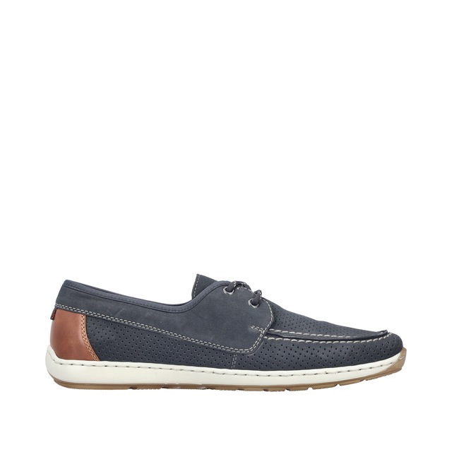 Rieker Bootsschuh Mokassin, Halbschuh, Frühlingsschuh mit Perforation