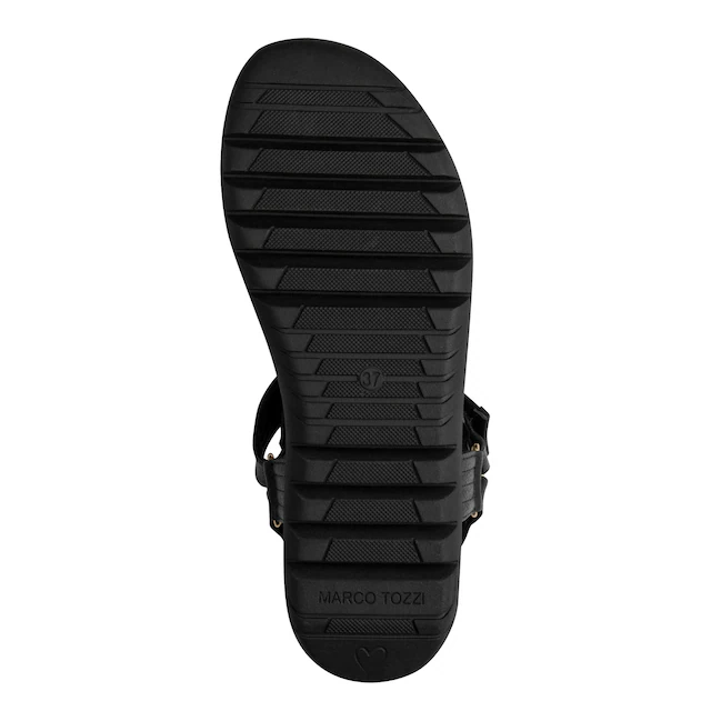 MARCO TOZZI Riemchensandale Plateau, Sandalette in veganer Verarbeitung