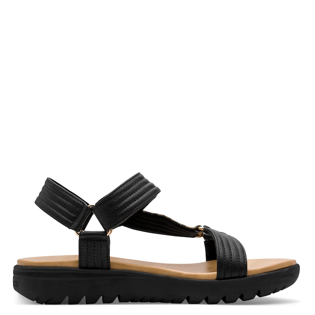 MARCO TOZZI Riemchensandale Plateau, Sandalette in veganer Verarbeitung