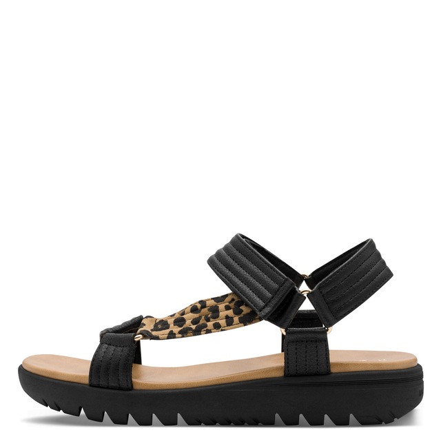MARCO TOZZI Riemchensandale Plateau, Sandalette in veganer Verarbeitung