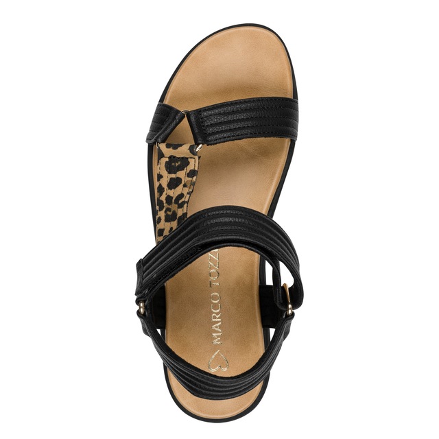 MARCO TOZZI Riemchensandale Plateau, Sandalette in veganer Verarbeitung