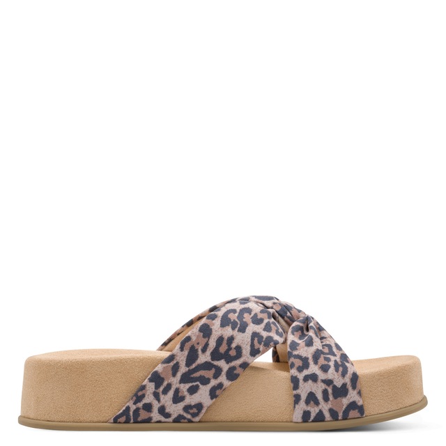 MARCO TOZZI Pantolette Keilabsatz, Schlupfschuh, Sommerschuh mit Feel Me-Ausstattung
