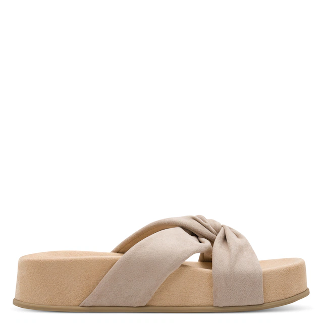 MARCO TOZZI Pantolette Keilabsatz, Schlupfschuh, Sommerschuh mit Feel Me-Ausstattung