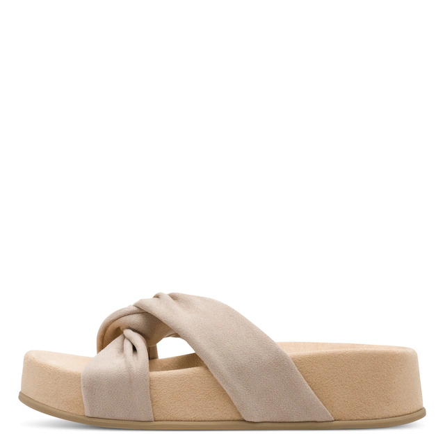 MARCO TOZZI Pantolette Keilabsatz, Schlupfschuh, Sommerschuh mit Feel Me-Ausstattung