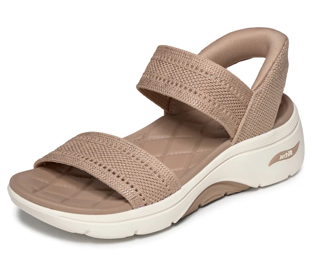 Skechers Sandale »GO WALK ARCH FIT 2.0 SANDAL« Sommerschuh, Keilsandalette, Urlaubsschuh mit sportiver Sohle
