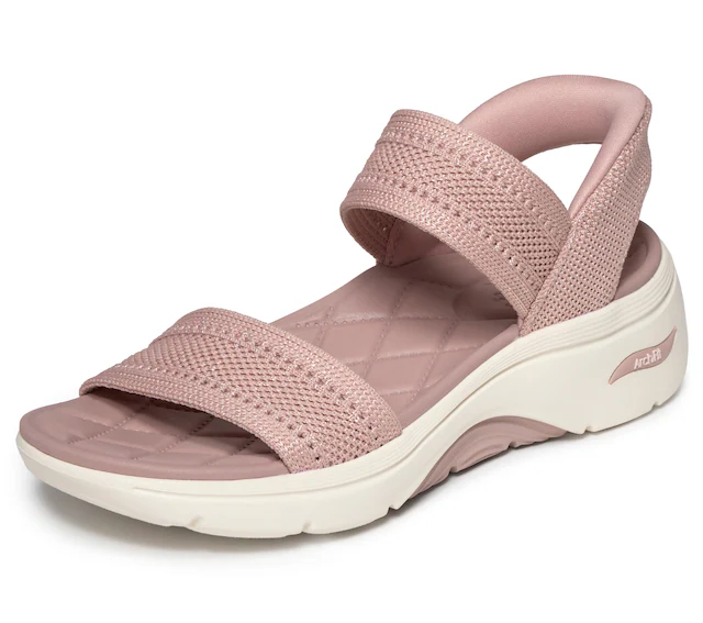 Skechers Sandale »GO WALK ARCH FIT 2.0 SANDAL« Sommerschuh, Keilsandalette, Urlaubsschuh mit sportiver Sohle