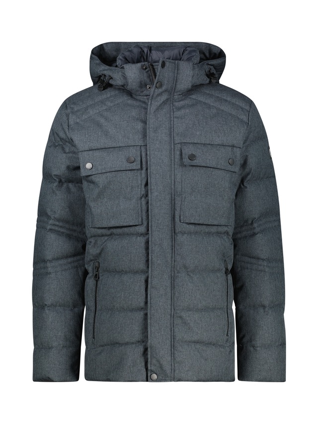 LERROS Outdoorjacke »Herren Fieldjacket in Woll-Optik« mit Kapuze