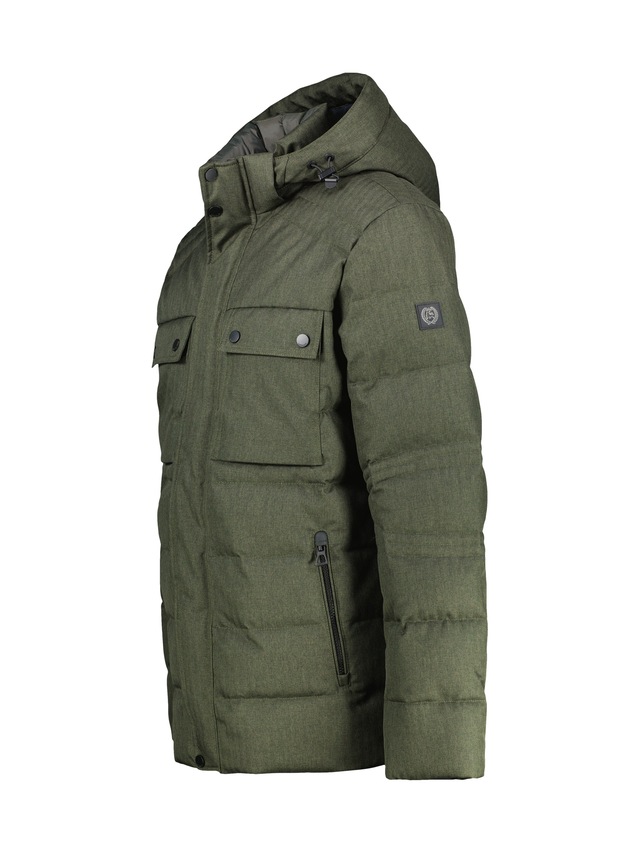 LERROS Outdoorjacke »Herren Fieldjacket in Woll-Optik« mit Kapuze