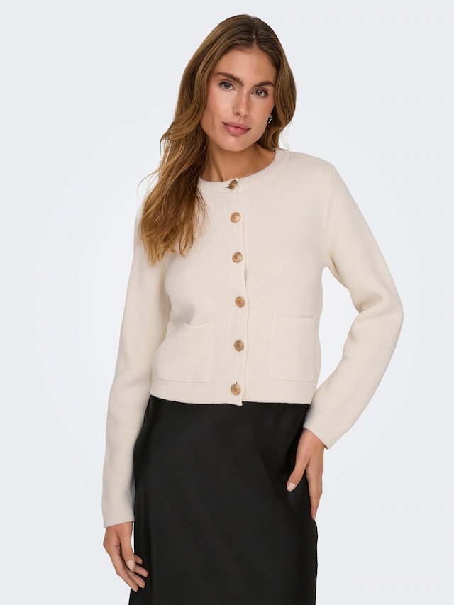 JDY Strickjacke »JDYKIM L/S ON BUTTON CARDIGAN KNT NOOS«