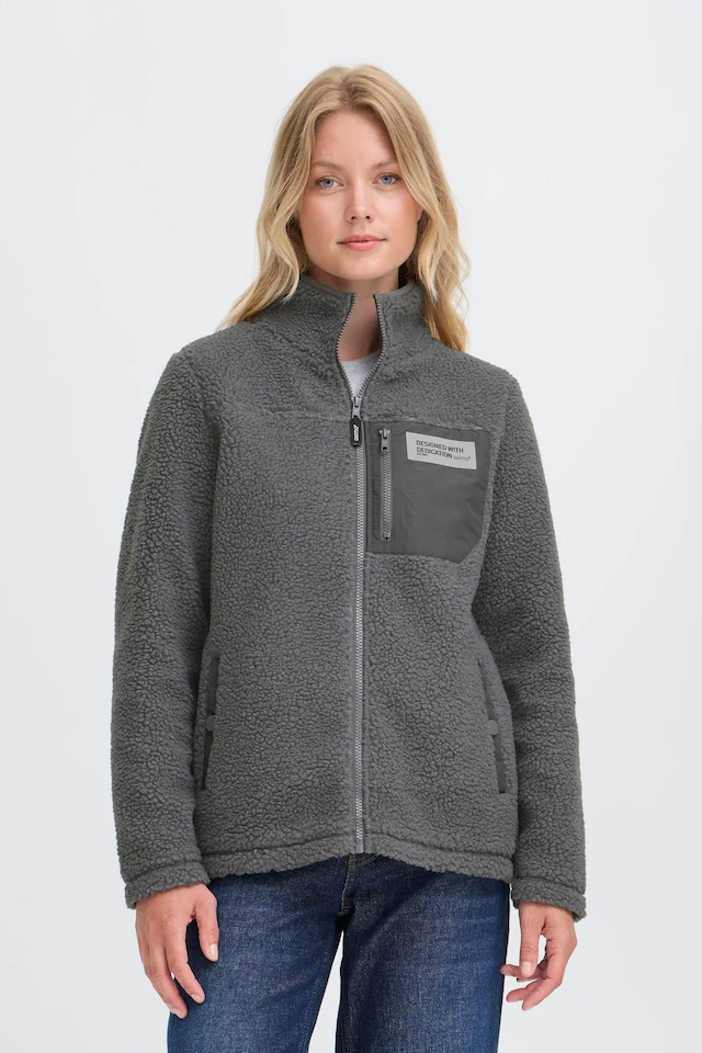 OXMO Plüschjacke »Plüschjacke OXAbby«
