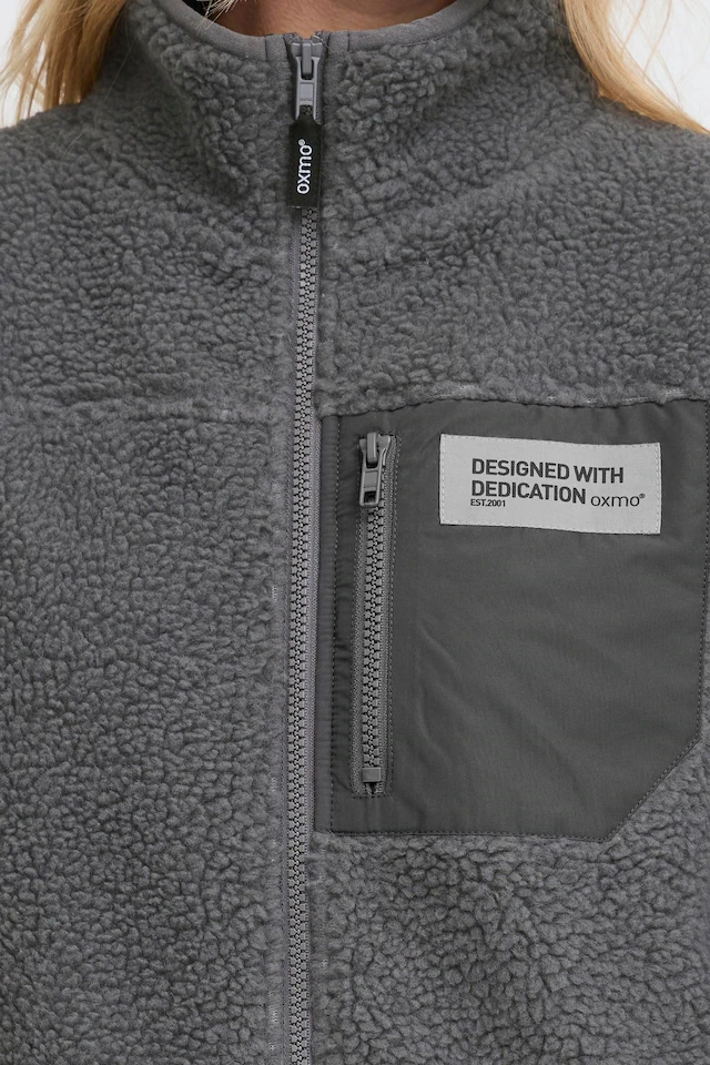 OXMO Plüschjacke »Plüschjacke OXAbby«