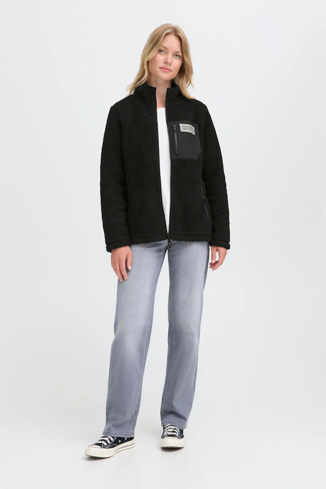 OXMO Plüschjacke »Plüschjacke OXAbby«
