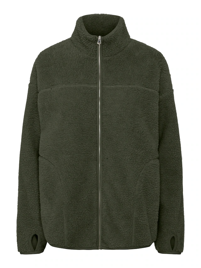 pieces Plüschjacke »PCSADIA LS TEDDY JACKET NOOS BC« Kunstfaser