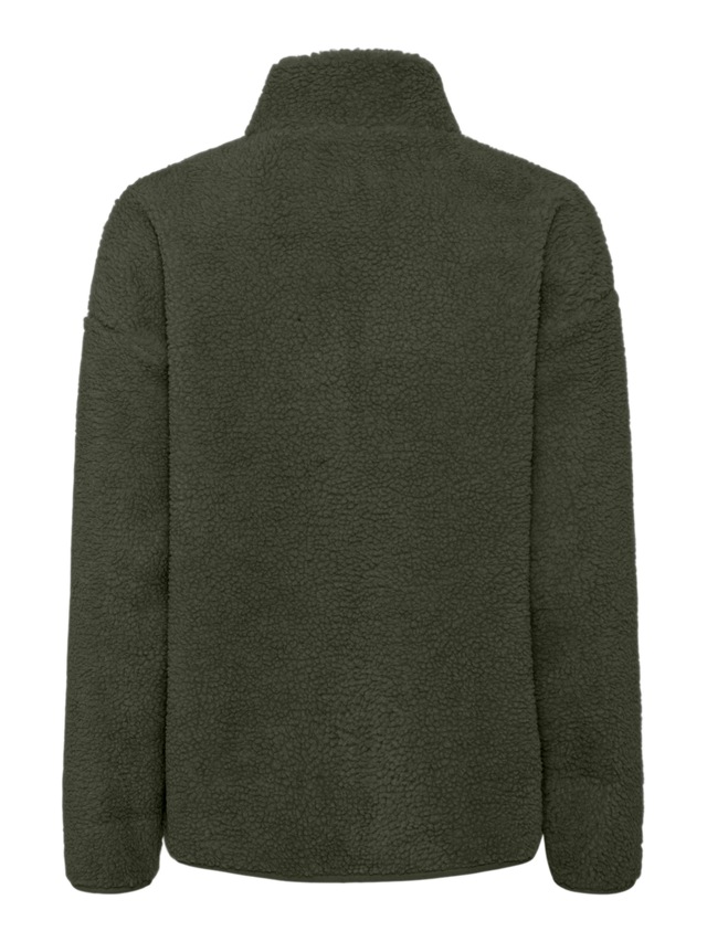pieces Plüschjacke »PCSADIA LS TEDDY JACKET NOOS BC« Kunstfaser