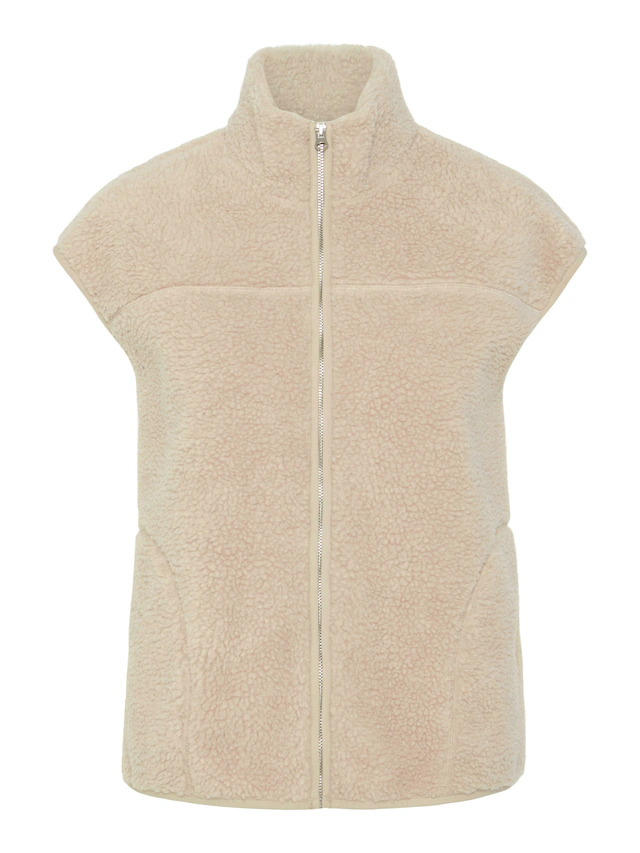 pieces Plüschweste »PCSADIA TEDDY VEST NOOS BC« Kunstfaser