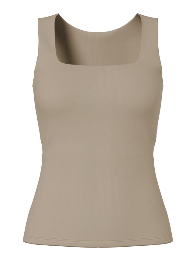 pieces Tanktop »PCLULA SL REVERSIBLE TANKTOP JRS NOOS« Materialmix