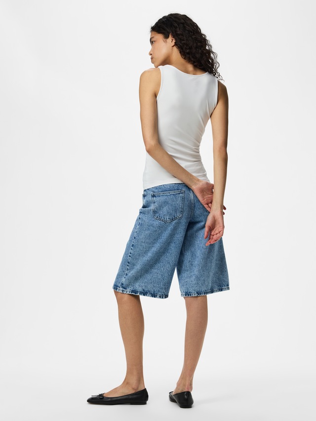 pieces Tanktop »PCLULA SL REVERSIBLE TANKTOP JRS NOOS« Materialmix