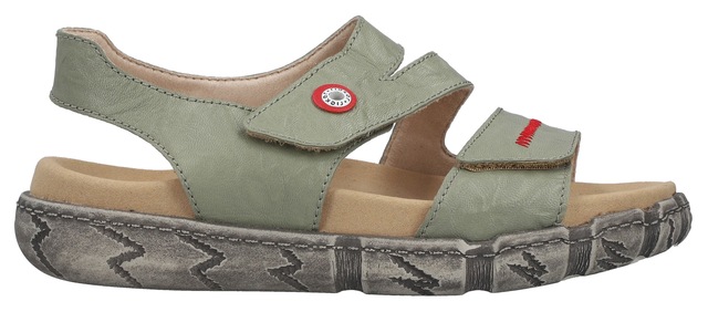 Rieker Sandale Sommerschuh, Klettsandale mit Ziernaht