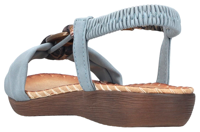 Rieker Sandale Sommerschuh, Urlaubsschuh, Fersenriemchen mit Gummizug
