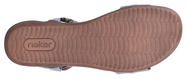 Rieker Sandale Sommerschuh, Urlaubsschuh, Fersenriemchen mit Gummizug