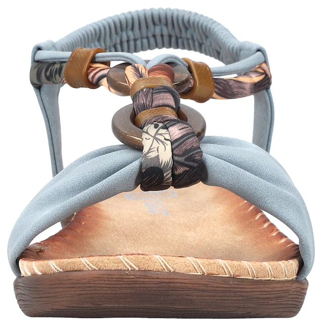 Rieker Sandale Sommerschuh, Urlaubsschuh, Fersenriemchen mit Gummizug