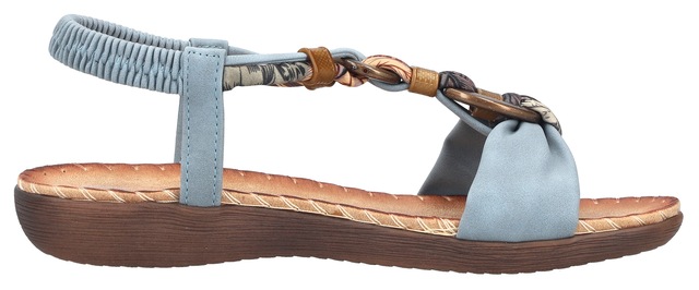 Rieker Sandale Sommerschuh, Urlaubsschuh, Fersenriemchen mit Gummizug