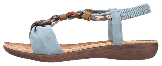 Rieker Sandale Sommerschuh, Urlaubsschuh, Fersenriemchen mit Gummizug