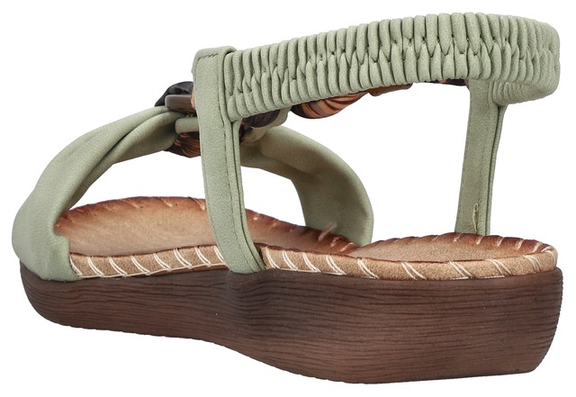 Rieker Sandale Sommerschuh, Urlaubsschuh, Fersenriemchen mit Gummizug