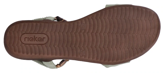 Rieker Sandale Sommerschuh, Urlaubsschuh, Fersenriemchen mit Gummizug