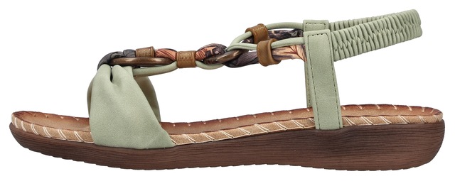 Rieker Sandale Sommerschuh, Urlaubsschuh, Fersenriemchen mit Gummizug