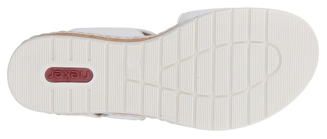 Rieker Sandale Sommerschuh, Keilsandalette, Plateausandale mit Klett