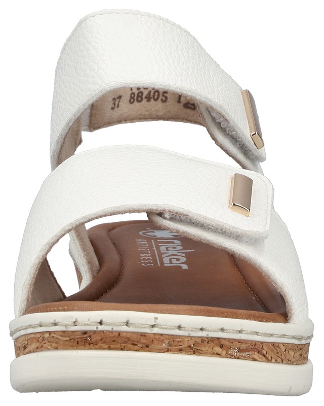 Rieker Sandale Sommerschuh, Keilsandalette, Plateausandale mit Klett