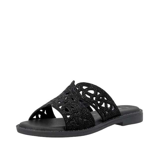 Remonte Pantolette Sommerschuh mit Glitzersteine und Feel Soft-Ausstattung