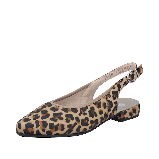 Rieker Slingpumps Sommerschuh, Sabot mit elastischem Textileinfass