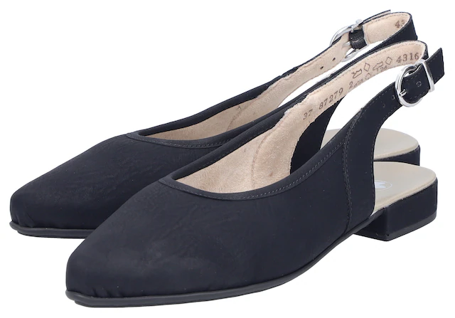 Rieker Slingpumps Sommerschuh, Sabot mit elastischem Textileinfass