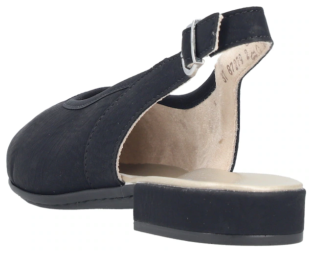 Rieker Slingpumps Sommerschuh, Sabot mit elastischem Textileinfass