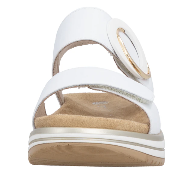Remonte Plateausandale Sommerschuh, Sandalette mit Softfußbett und zwei Klettverschlüssen