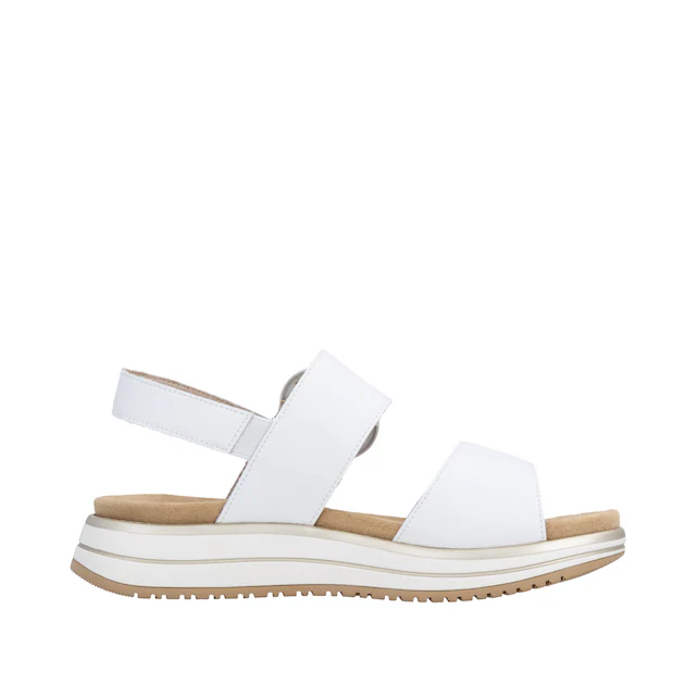 Remonte Plateausandale Sommerschuh, Sandalette mit Softfußbett und zwei Klettverschlüssen