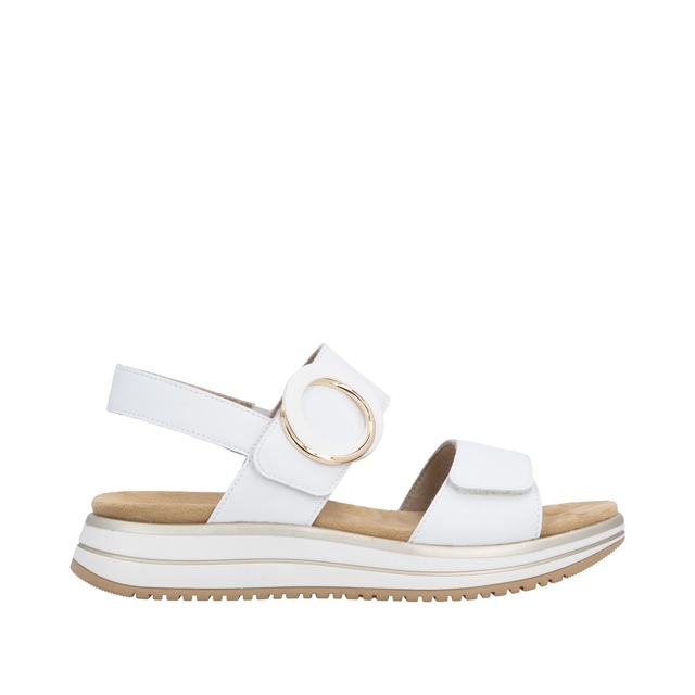 Remonte Plateausandale Sommerschuh, Sandalette mit Softfußbett und zwei Klettverschlüssen
