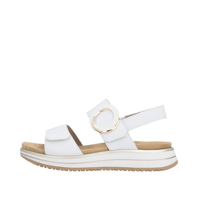 Remonte Plateausandale Sommerschuh, Sandalette mit Softfußbett und zwei Klettverschlüssen